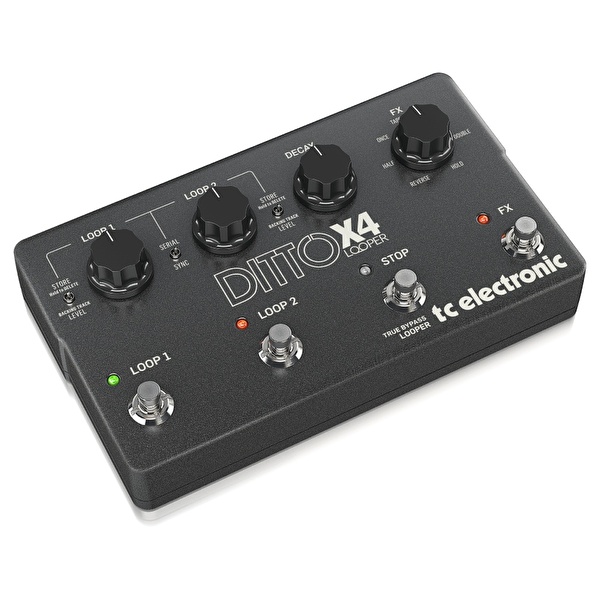 TC Electronic DITTO X4 LOOPER 2 Kanal Gitar Looper Pedalı